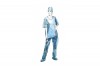 Костюм хирургический (рубашка и брюки на кулисе) Gexa голубой, пл.42, р.44-46, 1 шт в упаковке (Гекса)