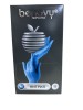 Перчатки Benovy Nitrile нитриловые смотр., голубые, M, 50 пар в блоке (Бинови)
