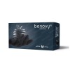 Перчатки Benovy Nitrile нитриловые смотр., черные, XS, 50 пар в блоке (Бинови)