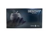 Перчатки Benovy Nitrile нитриловые смотр., черные, S, 50 пар в блоке (Бинови)