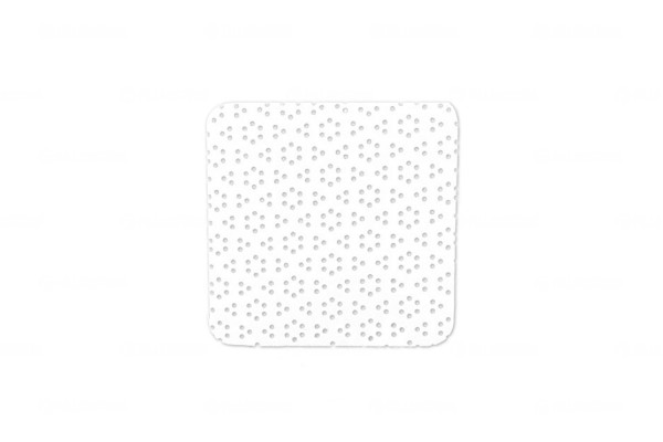 Салфетка Safety белая, безворсовая, перфорация "цветок", 5х5см, 240 шт в упаковке (Сейфети)