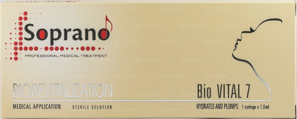 Биоревитализант Soprano Bio VITAL 7, 1х1,6мл (Сопрано Био Витал 7)