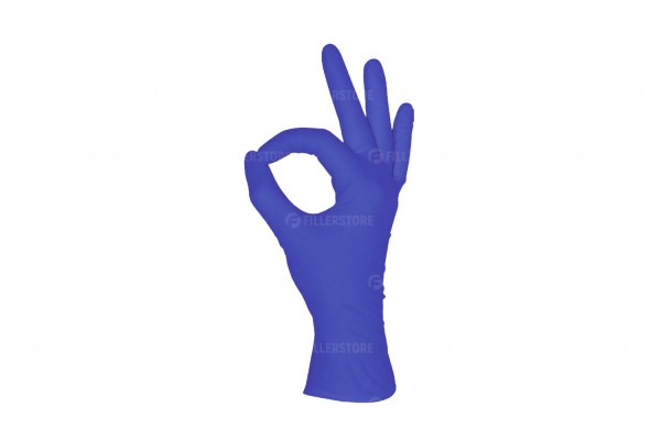 Перчатки mediOk Nitrile нитриловые, фиолетовые, р. S, 50 пар в блоке (МедиОк)