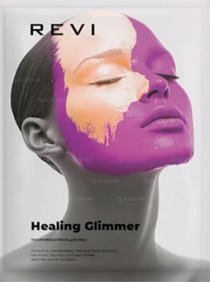 Маска увлажняющая тканевая REVI HEALING GLIMMER для всех типов кожи
