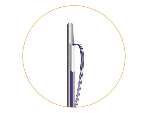 Мезонити Honey Derma Thread PDO MULTI FILL L cannula 23Gx60mm - 45mm (Хани Дерма Фред)