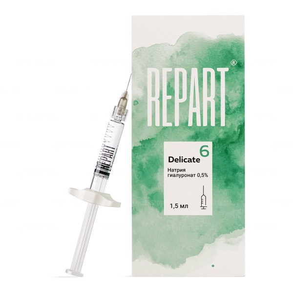 Биоревитализант REPART® 6 DELICATE 1,5мл (Репарт Деликейт)