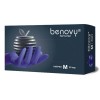Перчатки Benovy Nitrile Chlorinated нитриловые, голубые, M, 100 пар в блоке (Бинови)