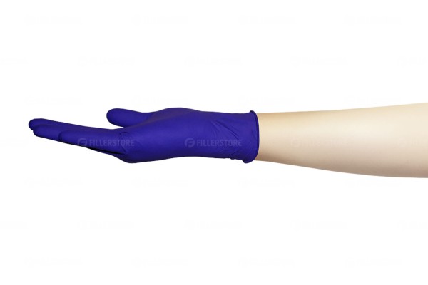 Перчатки MediOk Nitrile нитриловые неопудренные, фиолетовыe, р. XL, 50 пар в блоке (МедиОк)