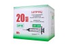 Шприц SFM 20мл. (3-х комп.), однораз. стер. с иглой 0,80х40-21G (LUER LOCK)