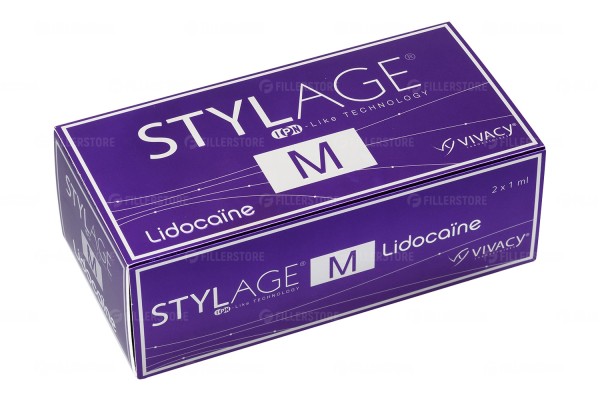 Филлер Stylage M Lidocaine 2x1мл (Стилаж М с лидокаином)