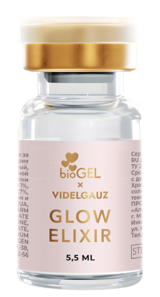 Гель косметический для ухода за кожей bioGEL LYS GLOW ELIXIR 5.5мл (Биогель ЛИС Глоу Эликсир)