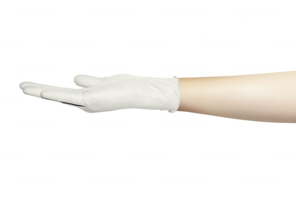 Перчатки MediOk Protect Nitrile нитриловые, белые, р. XS, 50 пар в блоке (МедиОк)