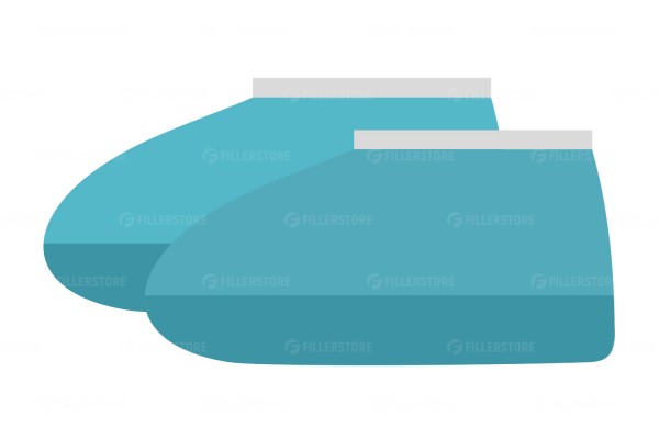 Бахилы низкие с дв.подошвой Gexa бежевые, пл.25/40, 25 пар в упаковке (Гекса)