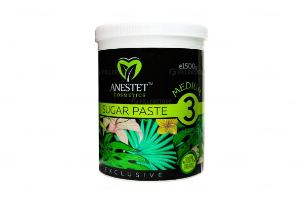 Паста для шугаринга Anestet с черникой 3 - средняя 1500гр (Анестет)