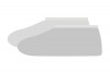 Носки одноразовые Gexa, пл.20, р.М (40-42), пф2, 500 пар в упаковке (Гекса)