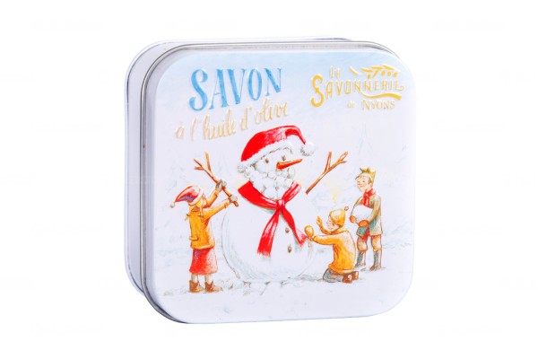 Мыло c шоколадом "Снеговик" La Savonnerie de Nyons 100гр