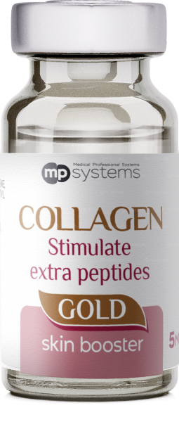 Скинбустер mp systems Collagen Stimulate extra peptides Gold 5х5мл (МП Систем)