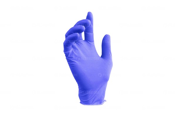 Перчатки Nitrile нитриловые фиолетовые, р. S, 50 пар в блоке (Нитрил)