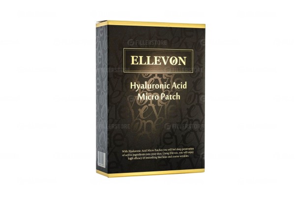Патчи для лица Ellevon Hyaluronic Acid Micro Patch 4 пары (Эллевон)