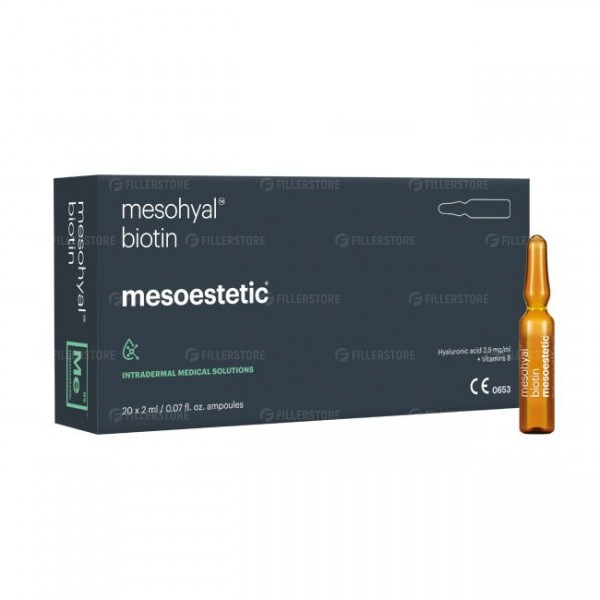 Мезопрепарат Mesoestetic MESOHYAL BIOTIN 20х2мл (Мезоэстетик)