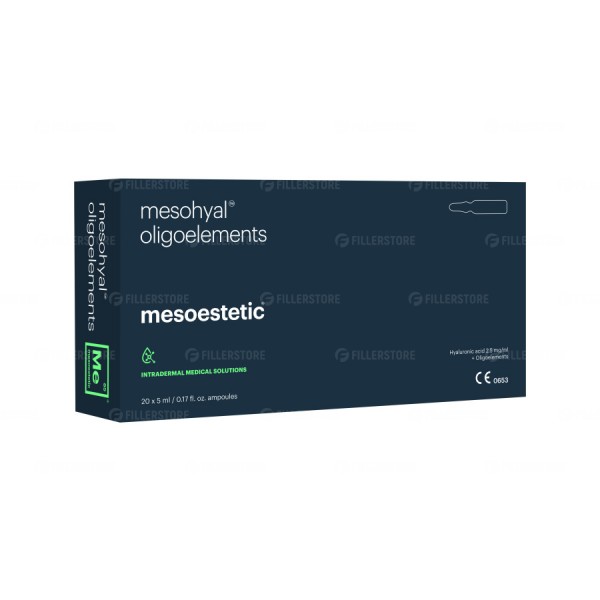 Мезопрепарат Mesoestetic MESOHYAL OLIGOELEMENTS 20х5мл (Мезоэстетик)