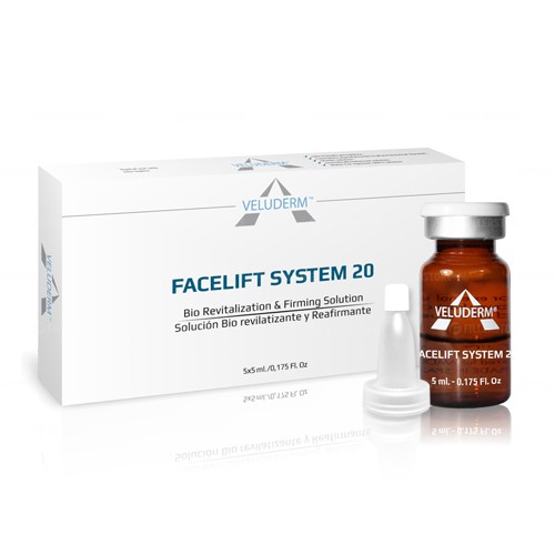 Гель косметический по уходу за кожей Veluderm FACELIFT SYSTEM 20, 5мл (Велюдерм Фэйслифт Систем)