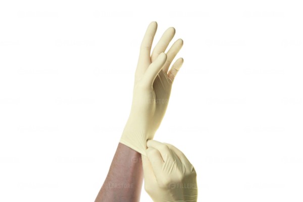 Перчатки хирургические SFM латексные стерильные анатомические неопудренные, бежевые, р. 8, 50 пар в блоке