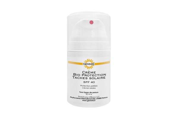 Крем для лица Gemmis Crème Bio Protection Taches solaire SPF 40, 50мл (Джеммис)