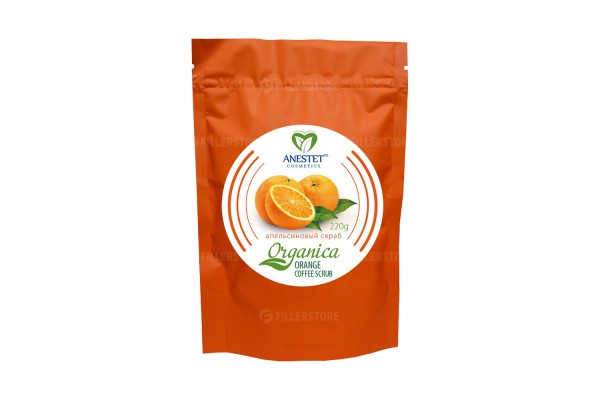 Скраб кофейный апельсин Anestet Organica 220гр (Анестет Органика)