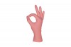 Перчатки MediOk Nitrile нитриловые, светло-розовые (Фламинго), р. S, 50 пар в блоке (МедиОк)