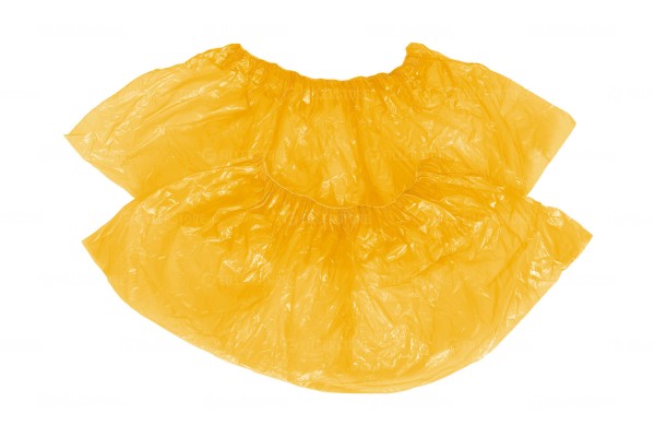 Бахилы полиэтиленовые Archdale жёлтые, 35 пар в упаковке (Ардейл)