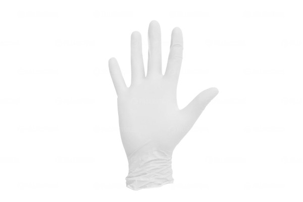 Перчатки NitriMax нитриловые смотровые белые р. S, 50 пар в блоке (НитриМакс)