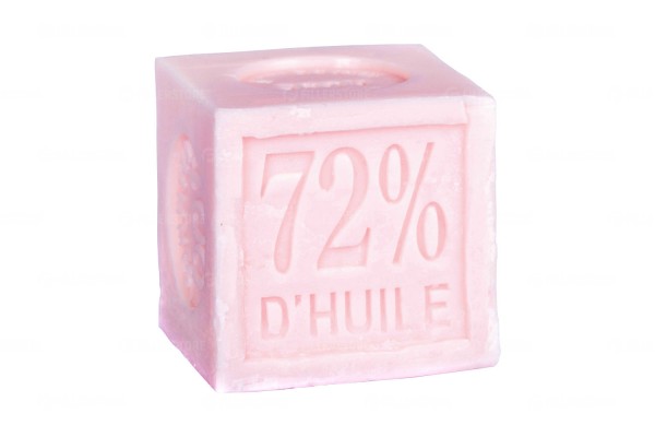 Марсельское мыло в форме куба с розой La Savonnerie de Nyons 100гр