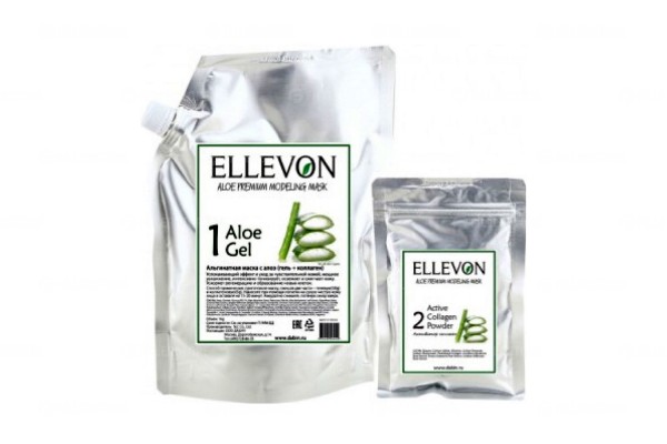 Маска для лица Ellevon Aloe Premium Modeling Mask 1000+100мл (Эллевон)