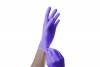 Перчатки SFM SUPERSOFT нитриловые, смотровые, неопудренные, фиолетовые, 24 см, р. L, 50 пар в блоке