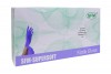 Перчатки SFM SUPERSOFT нитриловые, смотровые, неопудренные, фиолетовые, 24 см, р. L, 50 пар в блоке