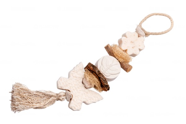 Декоративная косичка из мыла с хлопком "Бабочки" La Savonnerie de Nyons