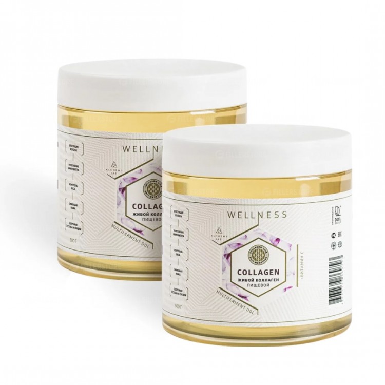 Биокомплекс COLLAGEN LIVE WELLNESS с витамином С 0,5кг