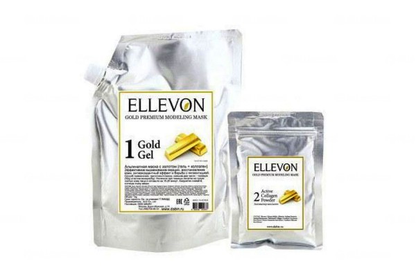 Маска для лица Ellevon Gold Premium Modeling Mask 1000+100мл (Эллевон)
