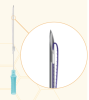 Мезонити Honey Derma Thread PDO DOUBLE COG L cannula 23Gx60mm - 160mm (Хани Дерма Фред)