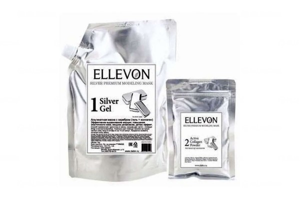 Маска для лица Ellevon Silver Premium Modeling Mask 1000+100мл (Эллевон)