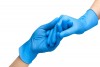 Перчатки Benovy Nitrile Chlorinated нитриловые, голубые, XS, 100 пар в блоке (Бинови)
