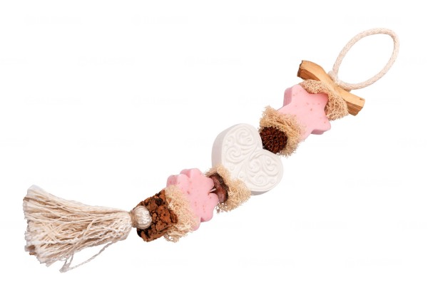Декоративная косичка из мыла с розой "На счастье" La Savonnerie de Nyons