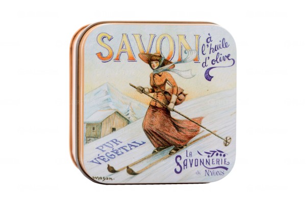 Мыло с цветком хлопка "Лыжница" La Savonnerie de Nyons 100 гр