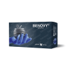Перчатки Benovy Nitrile Chlorinated нитриловые, сиренево-голубые, M, 50 пар в уп (Бинови)